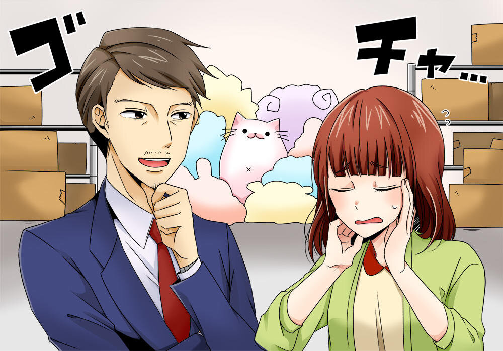 だいふくにゃんこをどうして売ればよいか?困っている様子