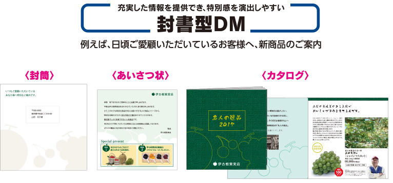 事例で見る、開封後に効果を発揮するDMの条件 封書型DM