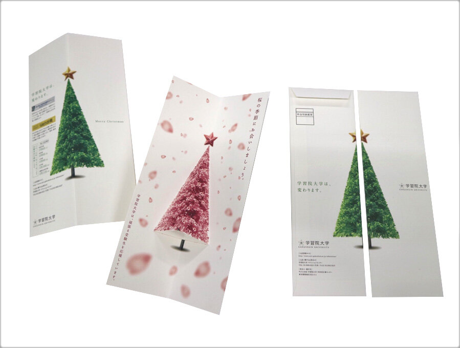 学習院大学の桜咲くクリスマスDM