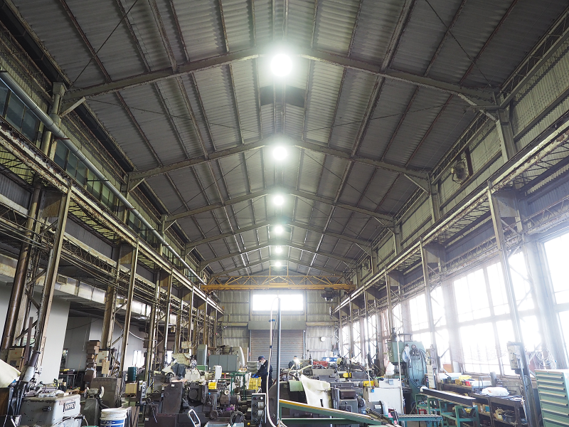 政井鐵工所様_工場内天井