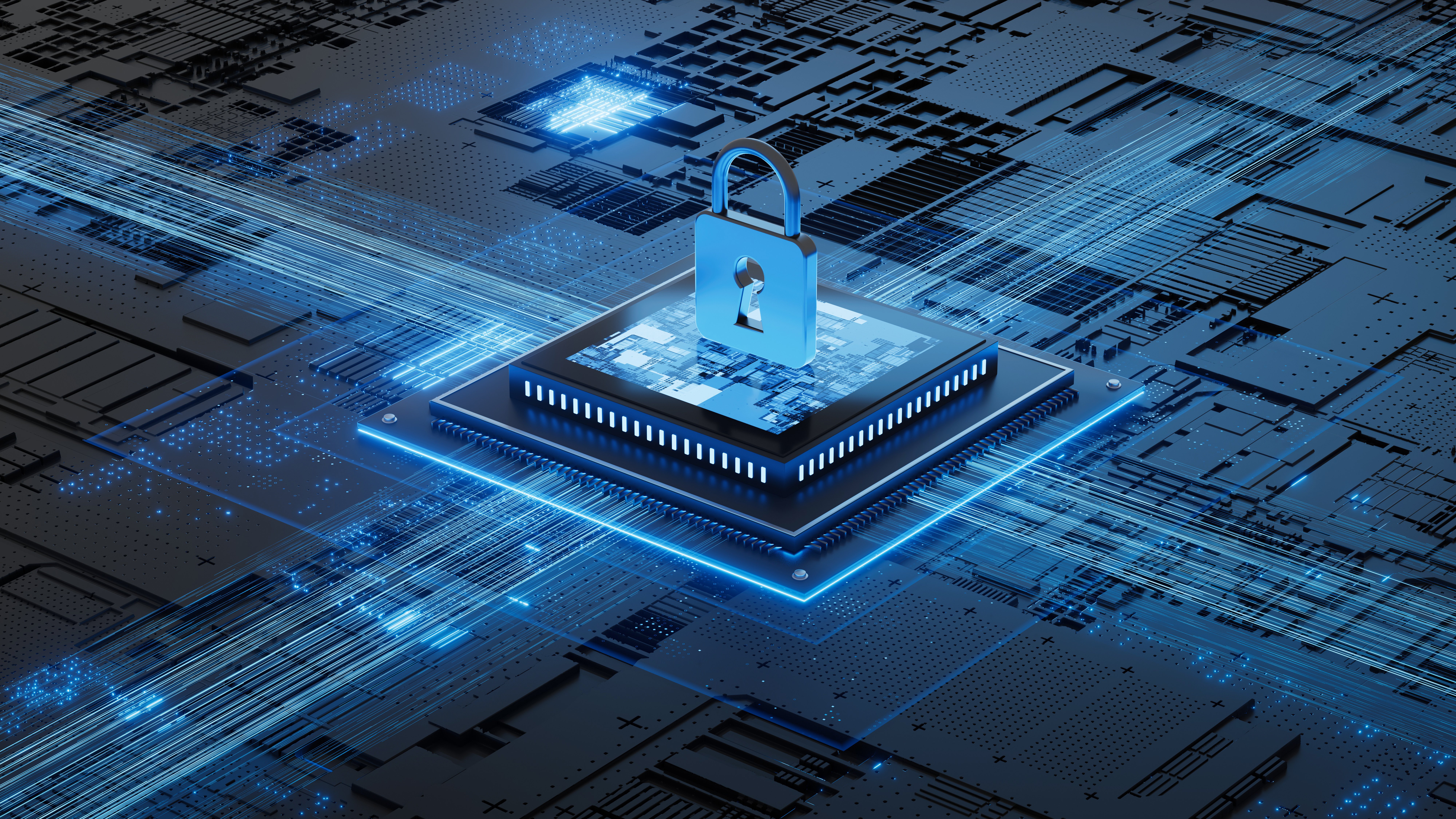 ハードウェア起点のPCセキュリティ防御のイメージ