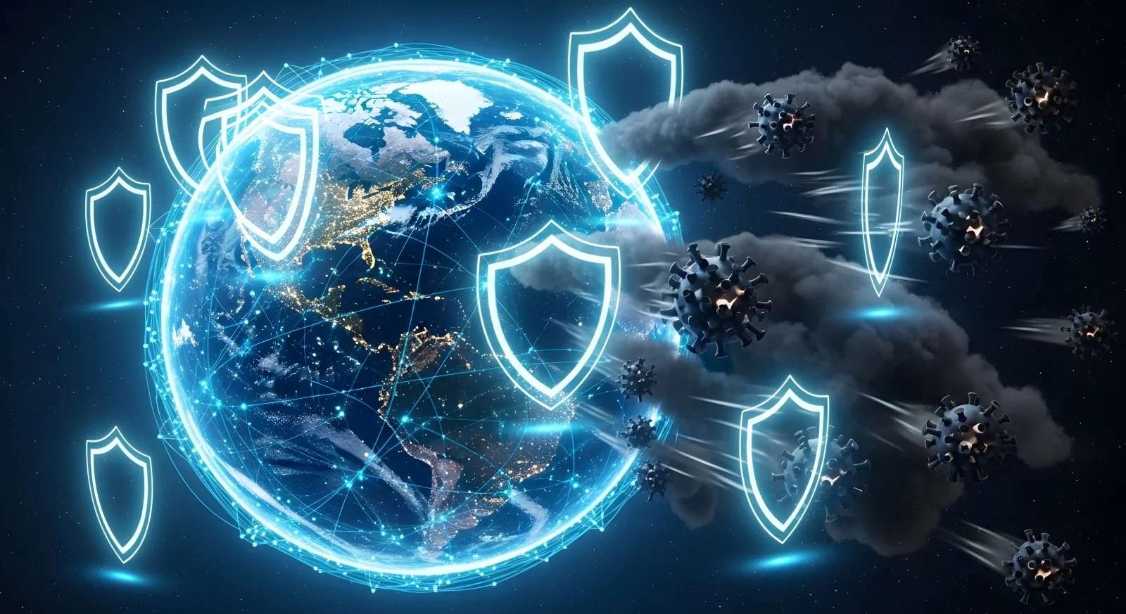 AI system ensuring data security and safe digital operations