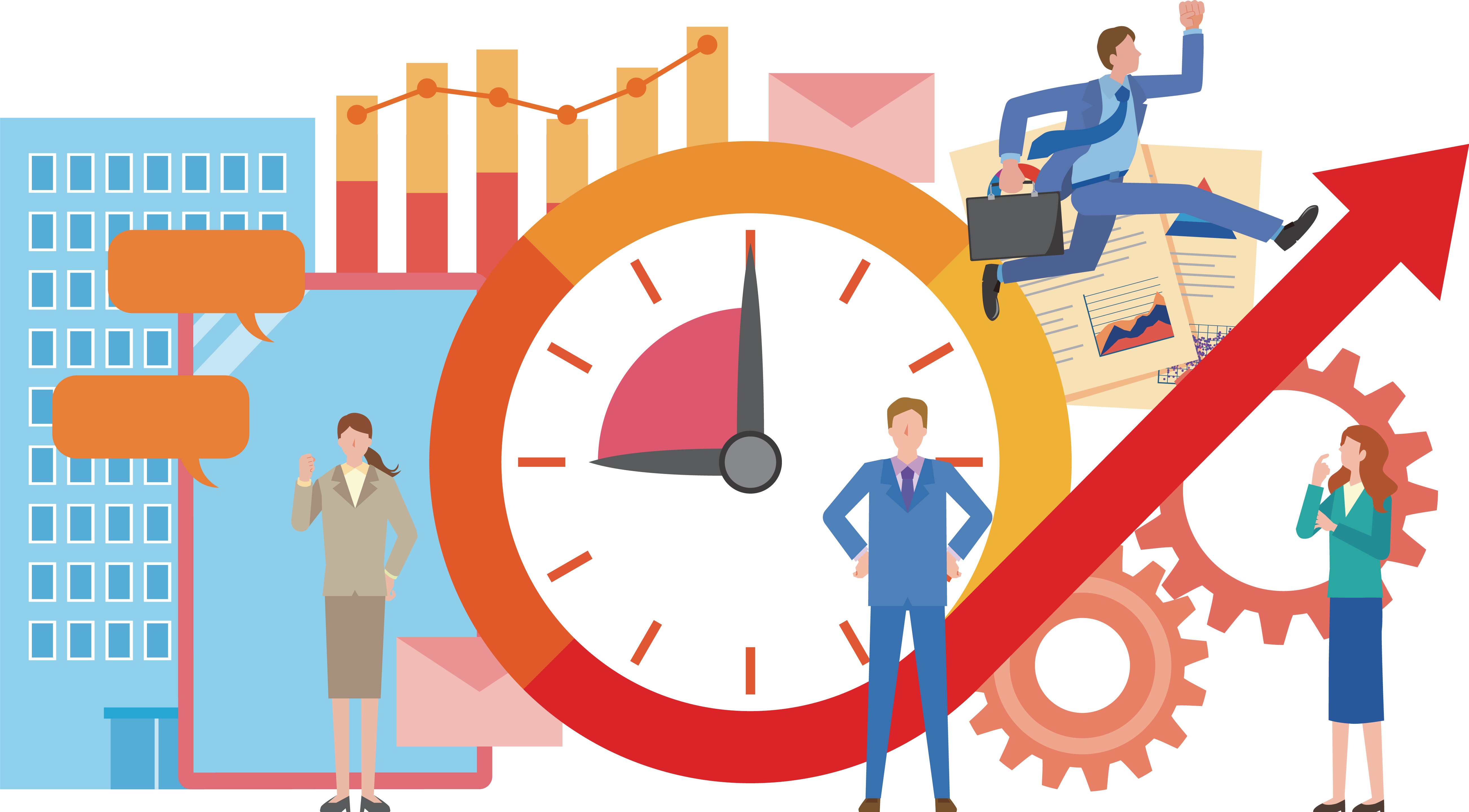 タイムパフォーマンスのイメージイラスト 