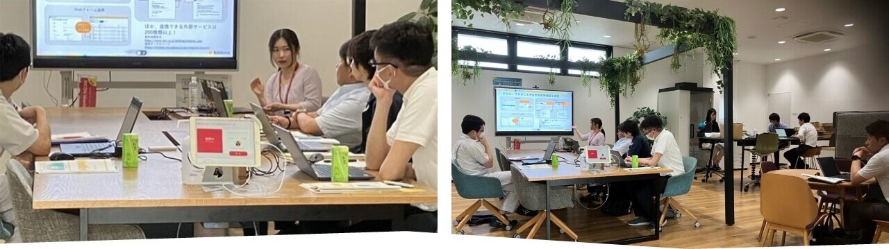 ハンズオンの様子