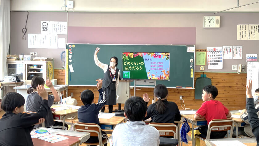 SDGs出前教室の様子:SDGsのゴールを知ろう ゴール15 陸の豊かさを守ろう