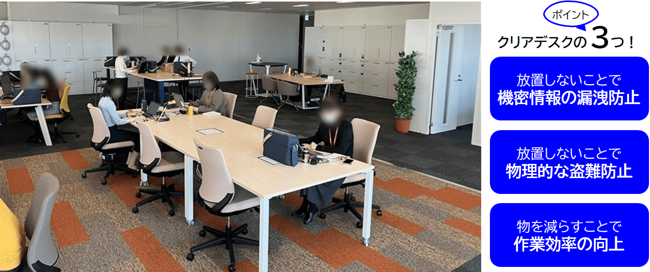 リコージャパン北海道のクリアデスク