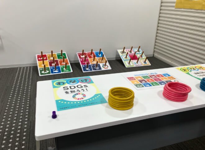 高校生による出展の様子