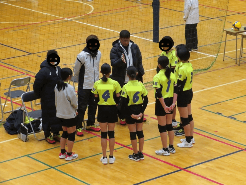 試合中のよしたかさんの写真