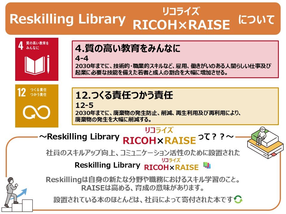 「Reskilling Library RICOH×RAISEについて」